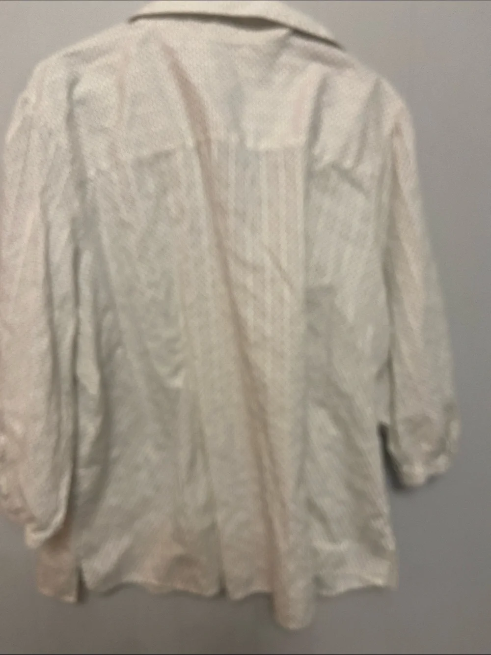 Foxcroft white blouse with black polka dots. Size 22 - Picture 5 of 5